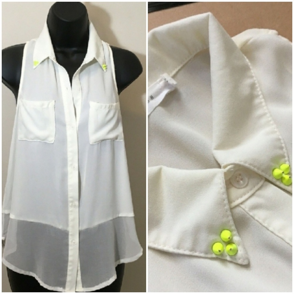 Lush Blouse w/ Neon Spokes
